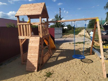 Детский игровой комплекс деревянный MoyDvor Париж